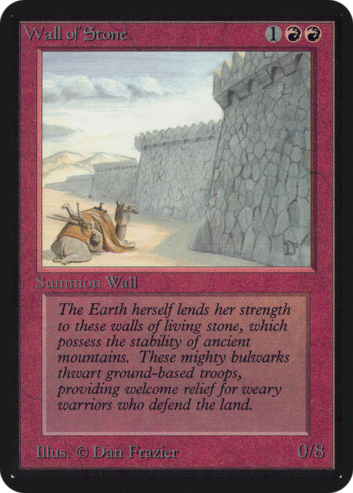 Wall of Stone (LEA-182) - uncommon