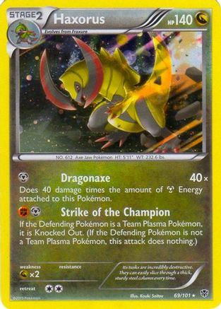 Haxorus (069/101) - BE  - Promo - Holofoil