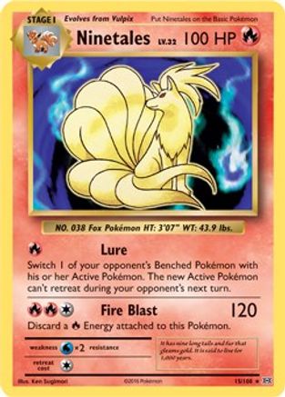 Ninetales (015/108) - DE  - Rare