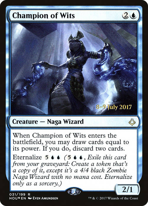 Champion of Wits (PRE-31S) - rare - Foil