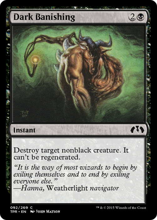 Dark Banishing (TPR-092) - common - Foil