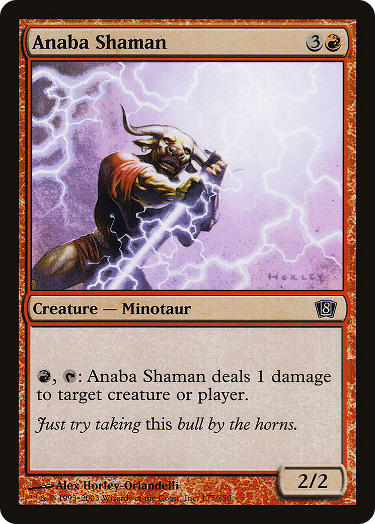 Anaba Shaman (8ED-175★) - common - Foil