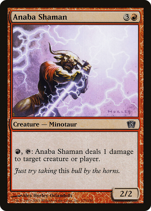 Anaba Shaman (8ED-175★) - common - Foil
