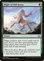 Might of Old Krosa (MM3-130) - uncommon - Foil
