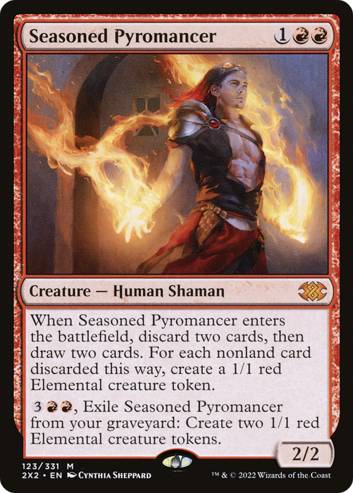 Seasoned Pyromancer (2X2-123) - mythic