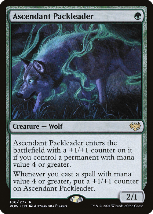 Ascendant Packleader (VOW-186) - rare - Foil
