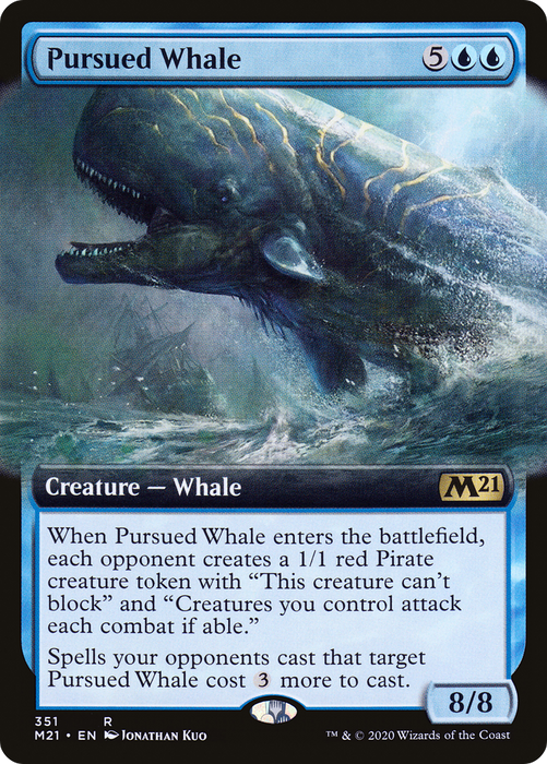 Pursued Whale (M21-351) - rare: (Extended Art)