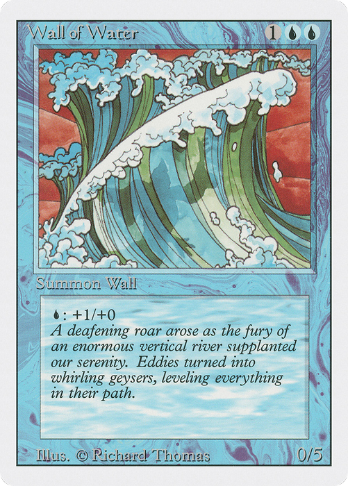 Wall of Water (3ED-091) - uncommon