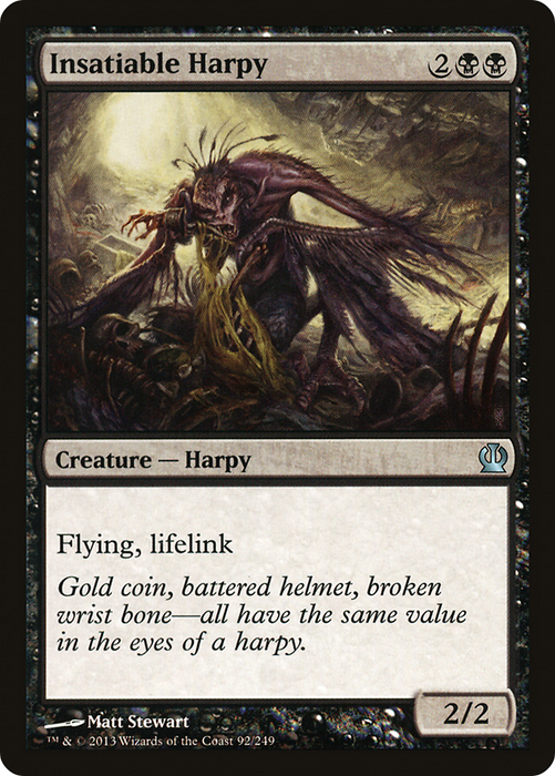 Insatiable Harpy (THS-092) - uncommon