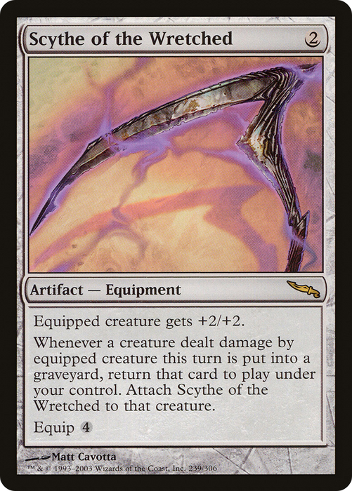 Scythe of the Wretched (MRD-239) - rare