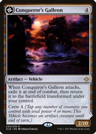 Conqueror's Galleon // Conqueror's Foothold (XLN-234) - rare: (compasslanddfc)