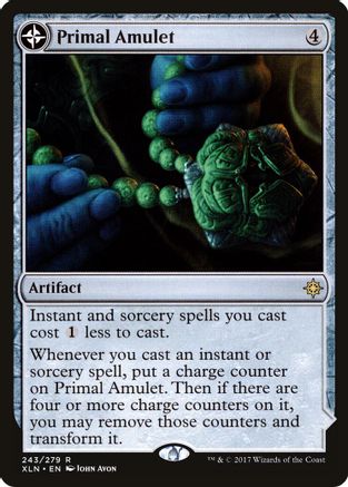 Primal Amulet // Primal Wellspring (XLN-243) - rare: (compasslanddfc)