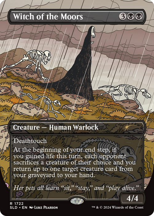 Witch of the Moors (SLD-1722) - rare (Borderless) - Foil