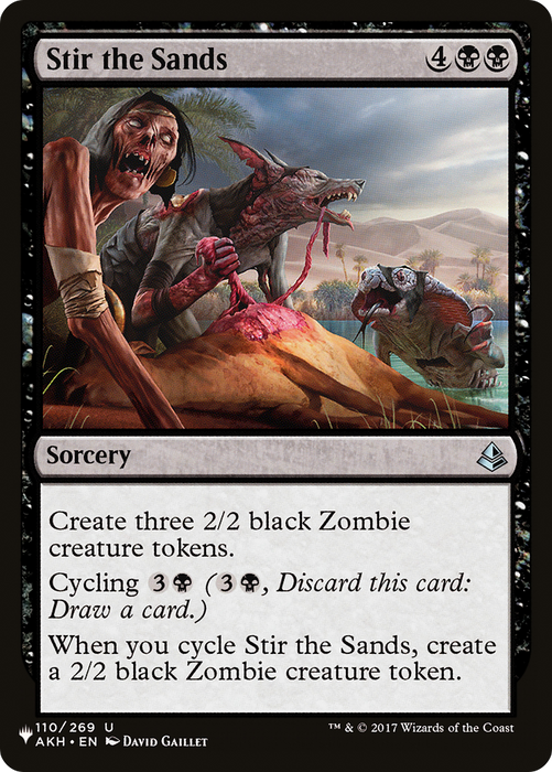 Stir the Sands (LIST-AKH-110) - uncommon