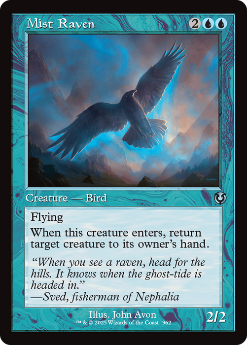 Mist Raven (INR-362) - uncommon - Foil