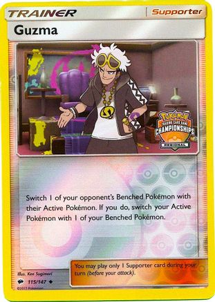 Guzma (115/147) - LCC  - Promo - Reverse Holofoil