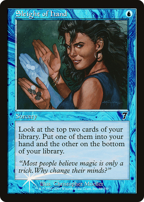 Sleight of Hand (7ED-98★) - common - Foil