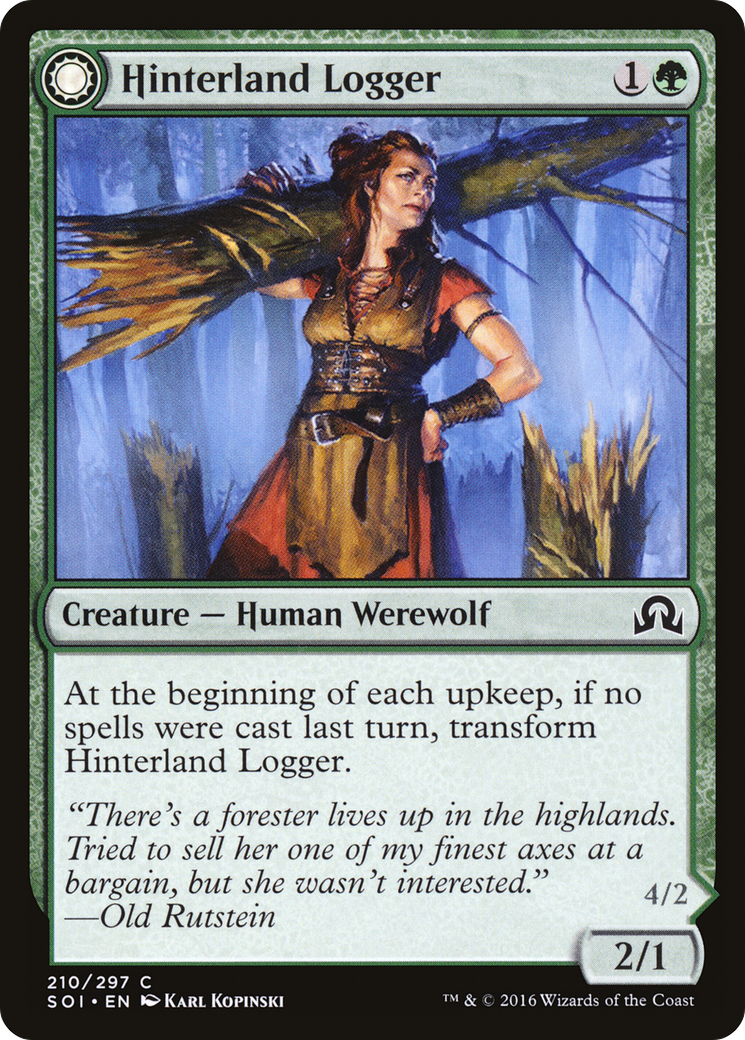 Hinterland Logger // Timber Shredder (SOI-210) - common: (Double Faced Transform)