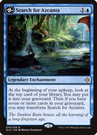 Search for Azcanta // Azcanta, the Sunken Ruin (XLN-074) - rare: (compasslanddfc) - Foil