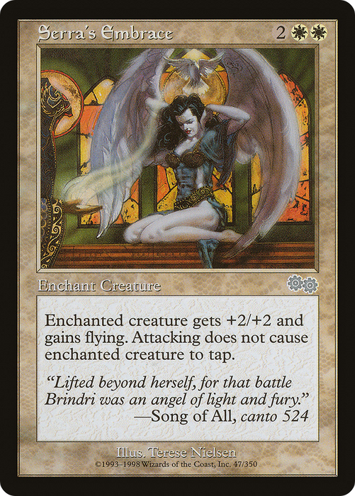 Serra's Embrace (USG-047) - uncommon