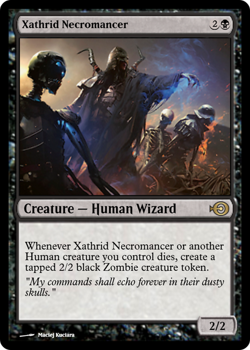 Xathrid Necromancer (PRM-52312) - rare - Foil