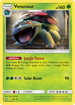 Venusaur (003/73) - SL  - Uncommon - Reverse Holofoil