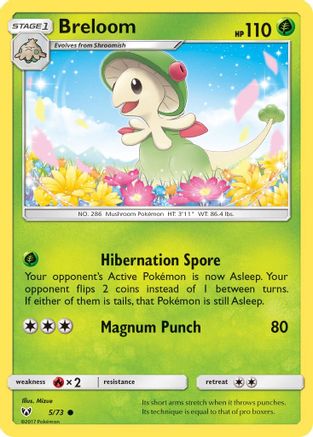 Breloom (005/73) - SL  - Common - Reverse Holofoil