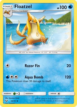 Floatzel (023/73) - SL  - Uncommon