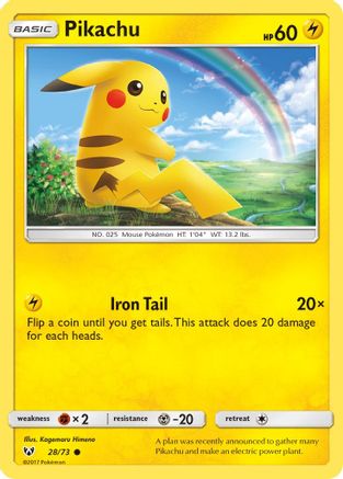 Pikachu (028/73) - SL  - Common