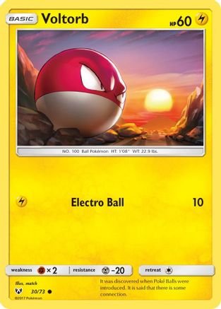 Voltorb (030/73) - SL  - Common