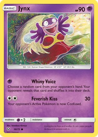 Jynx (038/73) - SL  - Common - Reverse Holofoil