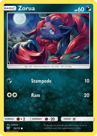 Zorua (052/73) - SL  - Common