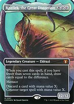 Kozilek, the Great Distortion (CMM-1057) - mythic (Borderless) - Foil