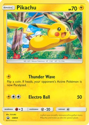 Pikachu (SM04) - SP  - Promo
