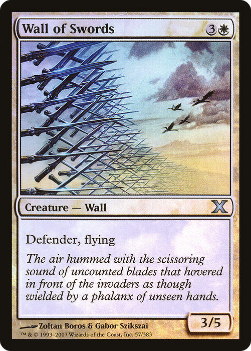 Wall of Swords (10E-57★) - uncommon - Foil
