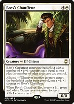Boss's Chauffeur (NCC-013) - rare