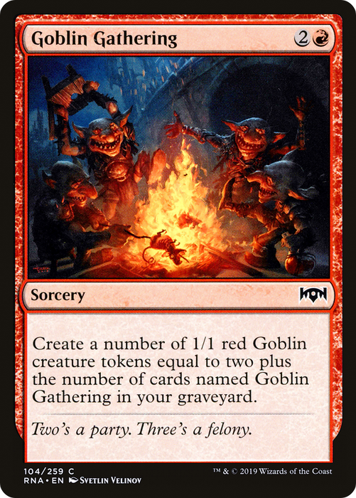 Goblin Gathering (RNA-104) - common