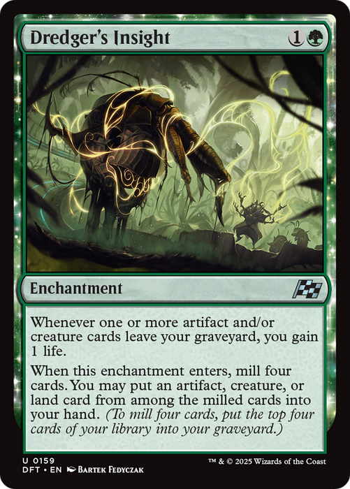 Dredger's Insight (DFT-159) - uncommon: (enchantment)
