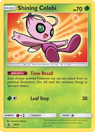 Shining Celebi (SM79) - SP  - Promo - Holofoil