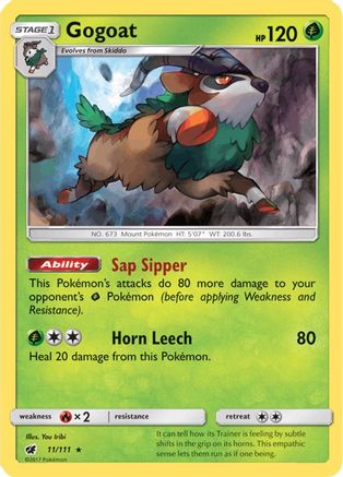 Gogoat (011/111) - SCI  - Holo Rare - Holofoil