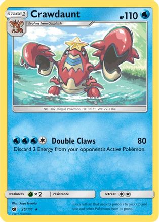 Crawdaunt (025) - SCI  - Rare
