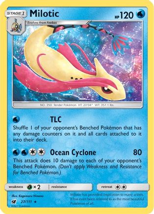 Milotic (027/111) - SCI  - Holo Rare - Reverse Holofoil