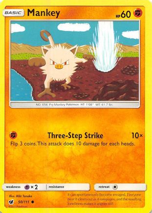 Mankey (050/111) - SCI  - Common