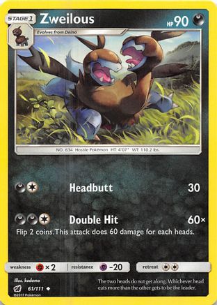 Zweilous (061) - SCI  - Uncommon - Reverse Holofoil