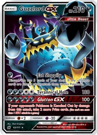 Guzzlord GX (063/111) - SCI  - Ultra Rare - Holofoil