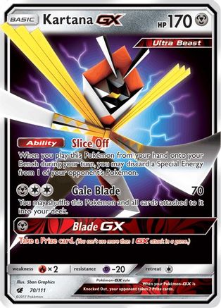Kartana GX (070/111) - SCI  - Ultra Rare - Holofoil