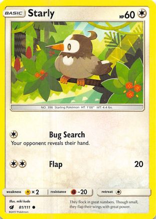 Starly (081/111) - SCI  - Common