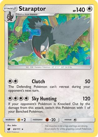 Staraptor (083) - SCI  - Rare