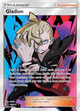 Gladion (Full Art) (109/111) - SCI  - Ultra Rare - Holofoil