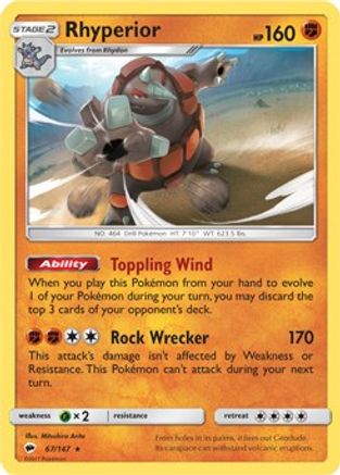 Rhyperior (067/147) - DE  - Rare